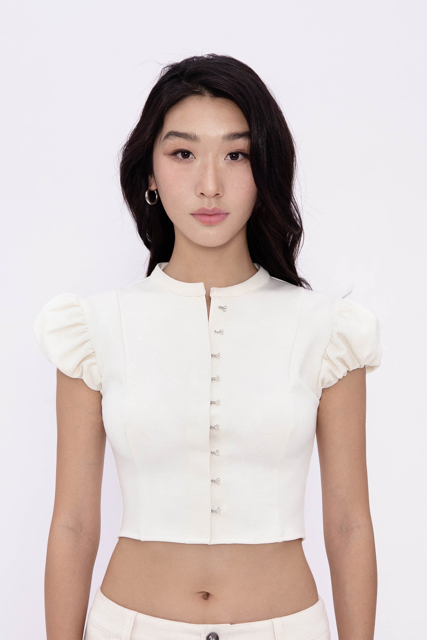 POSY BUBBLE TOP (IVORY)