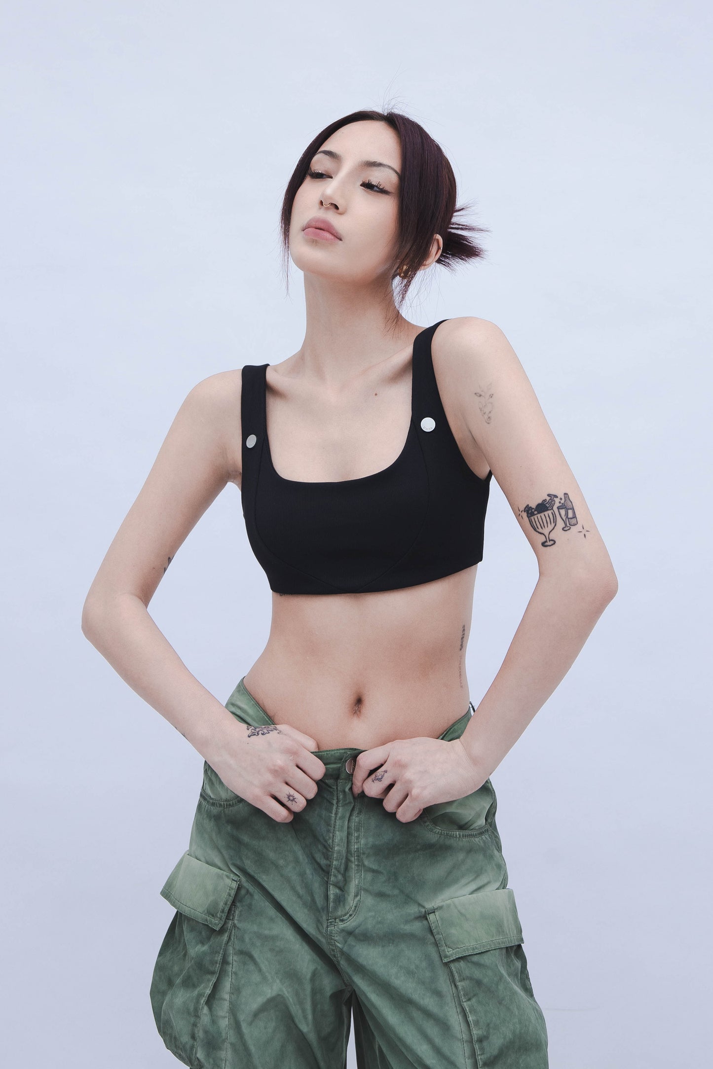LUZ KNIT BRALETTE (BLACK)