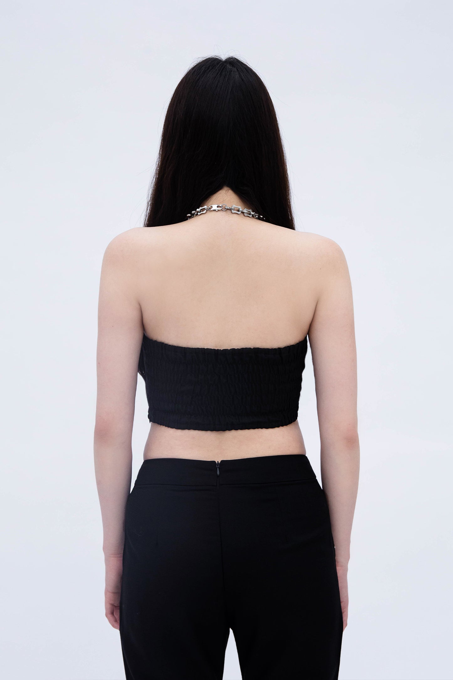 RIVET TUBE TOP (BLACK)
