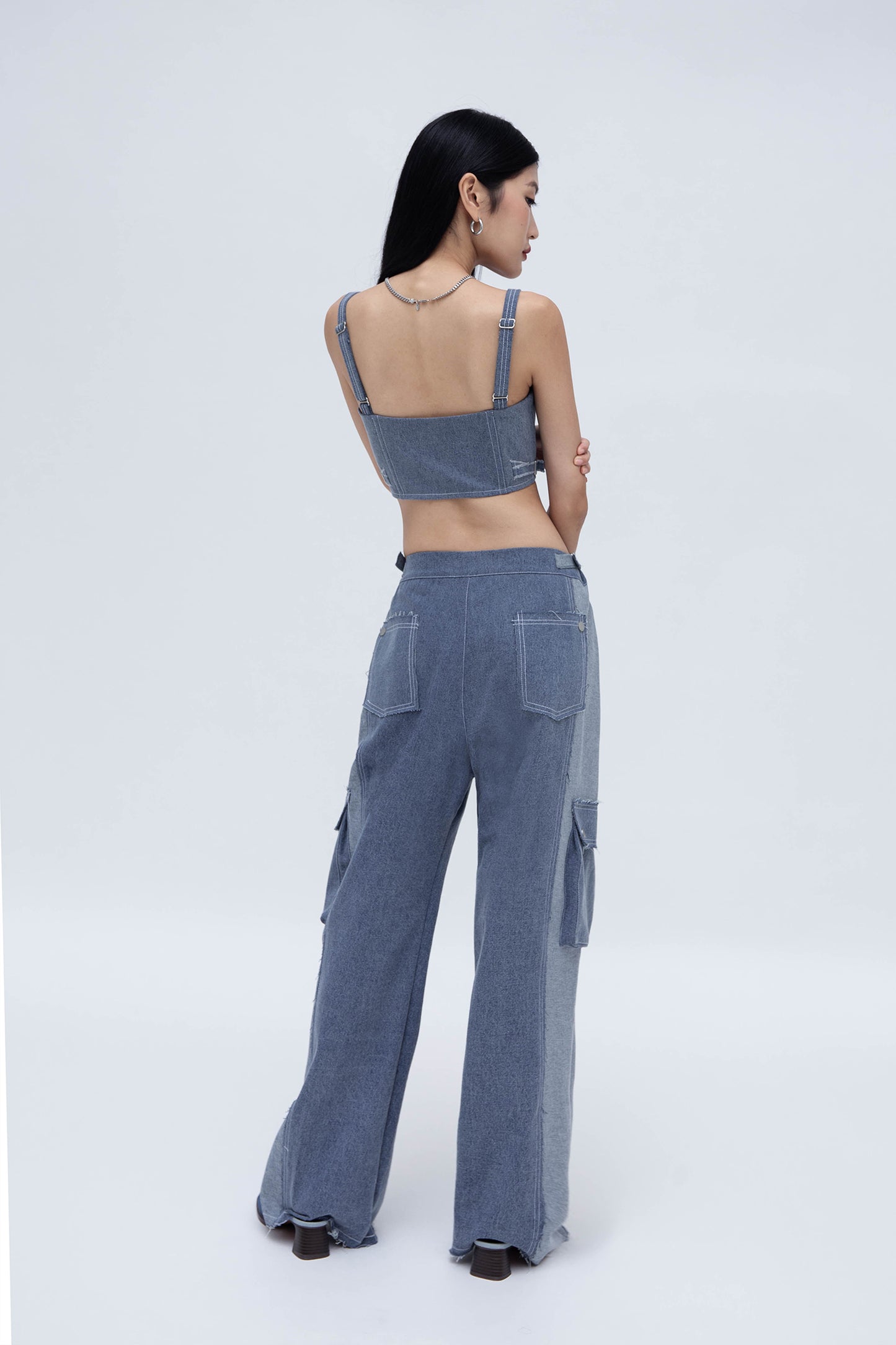 DENIM CORSET (BLUE)