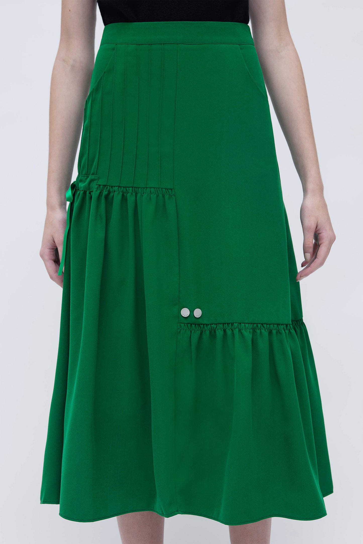 MAEVE MIDI SKIRT (GREEN)