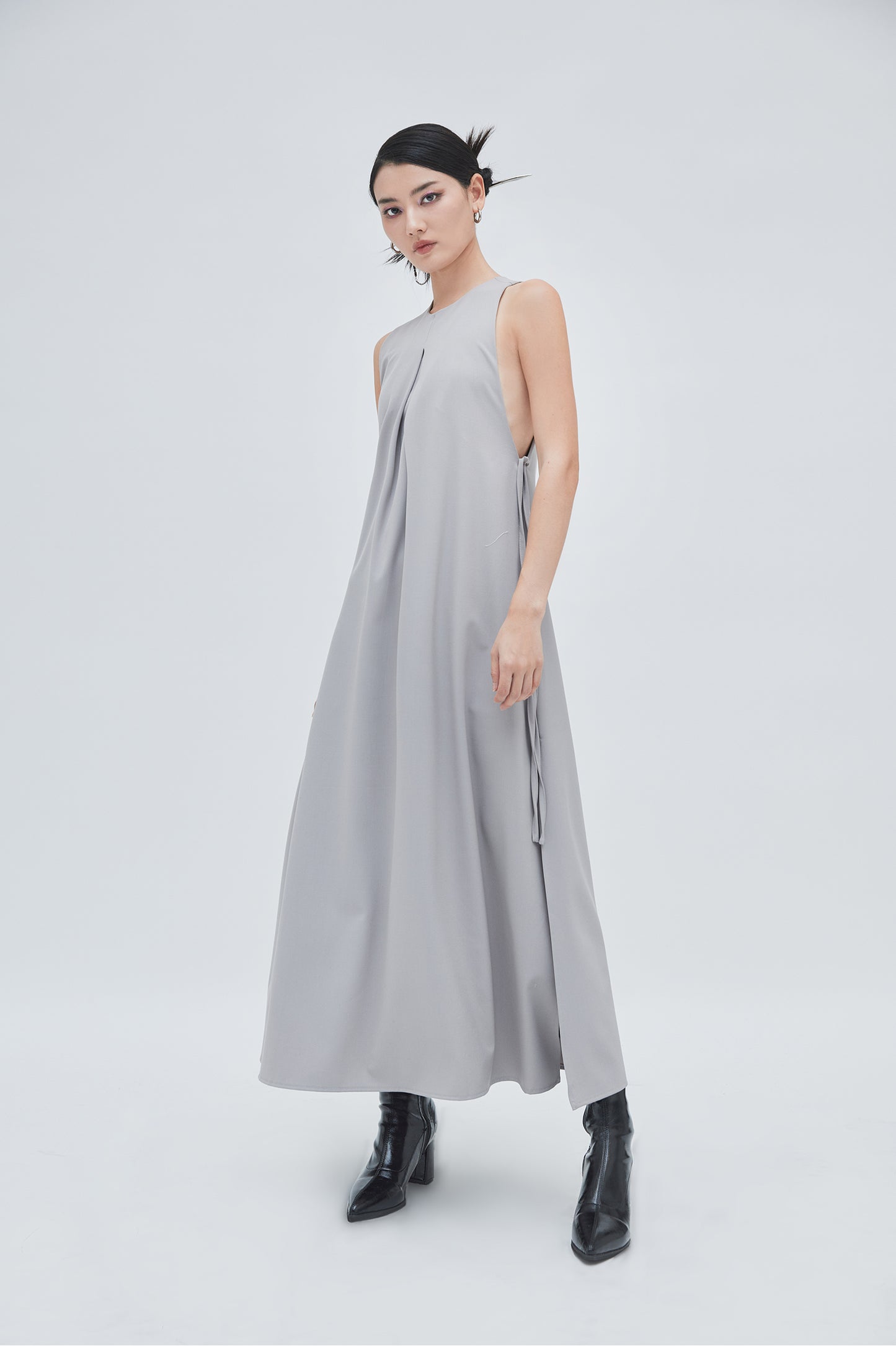 A-LINE MAXI (GREY)