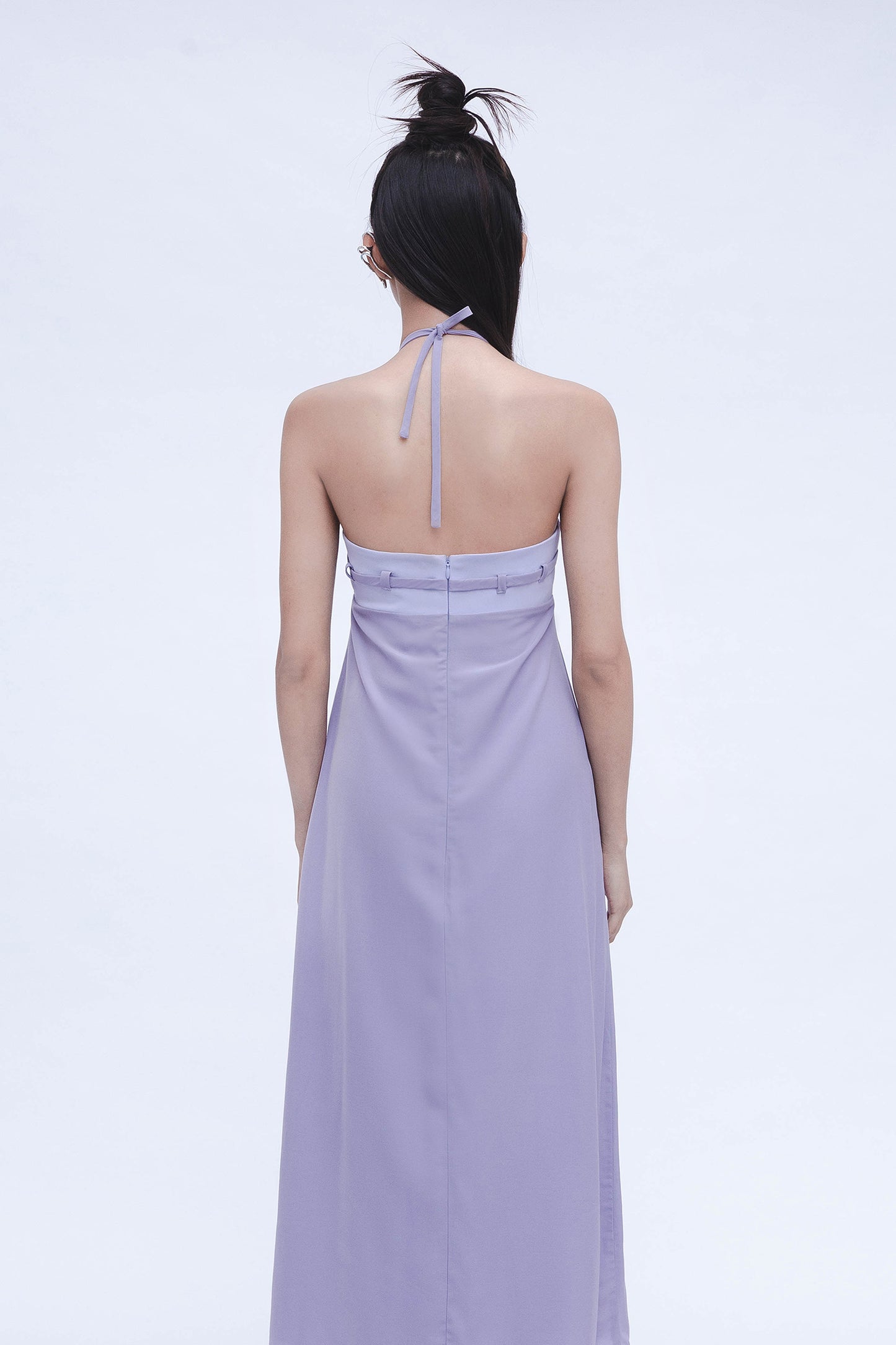 BUCKLE SLIP DRESS (LAVENDER)