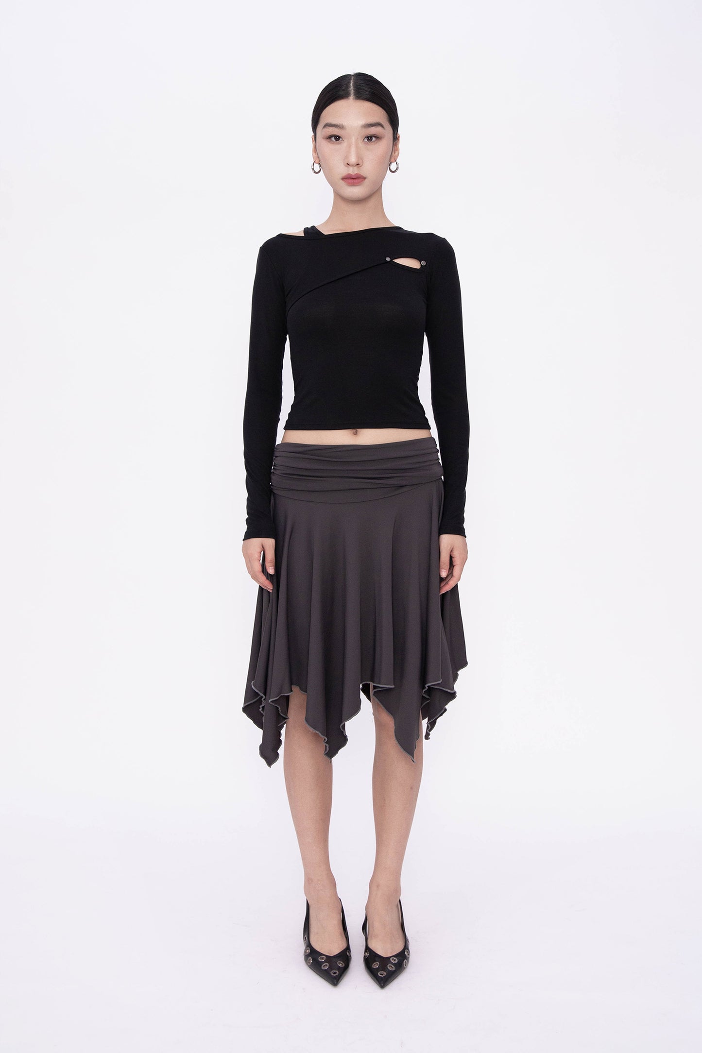 MIRA KEYHOLE TOP (BLACK)