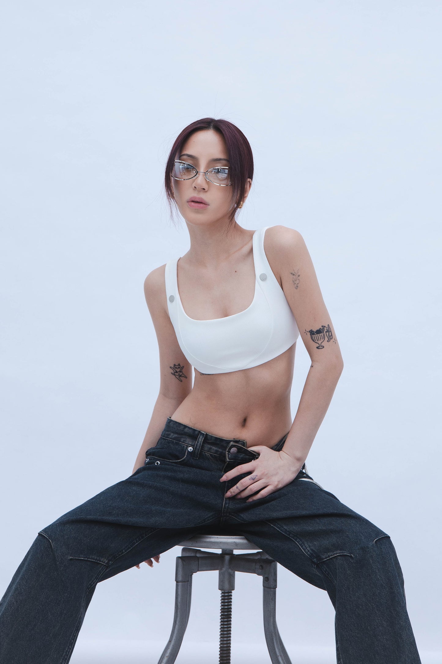 LUZ KNIT BRALETTE (WHITE)