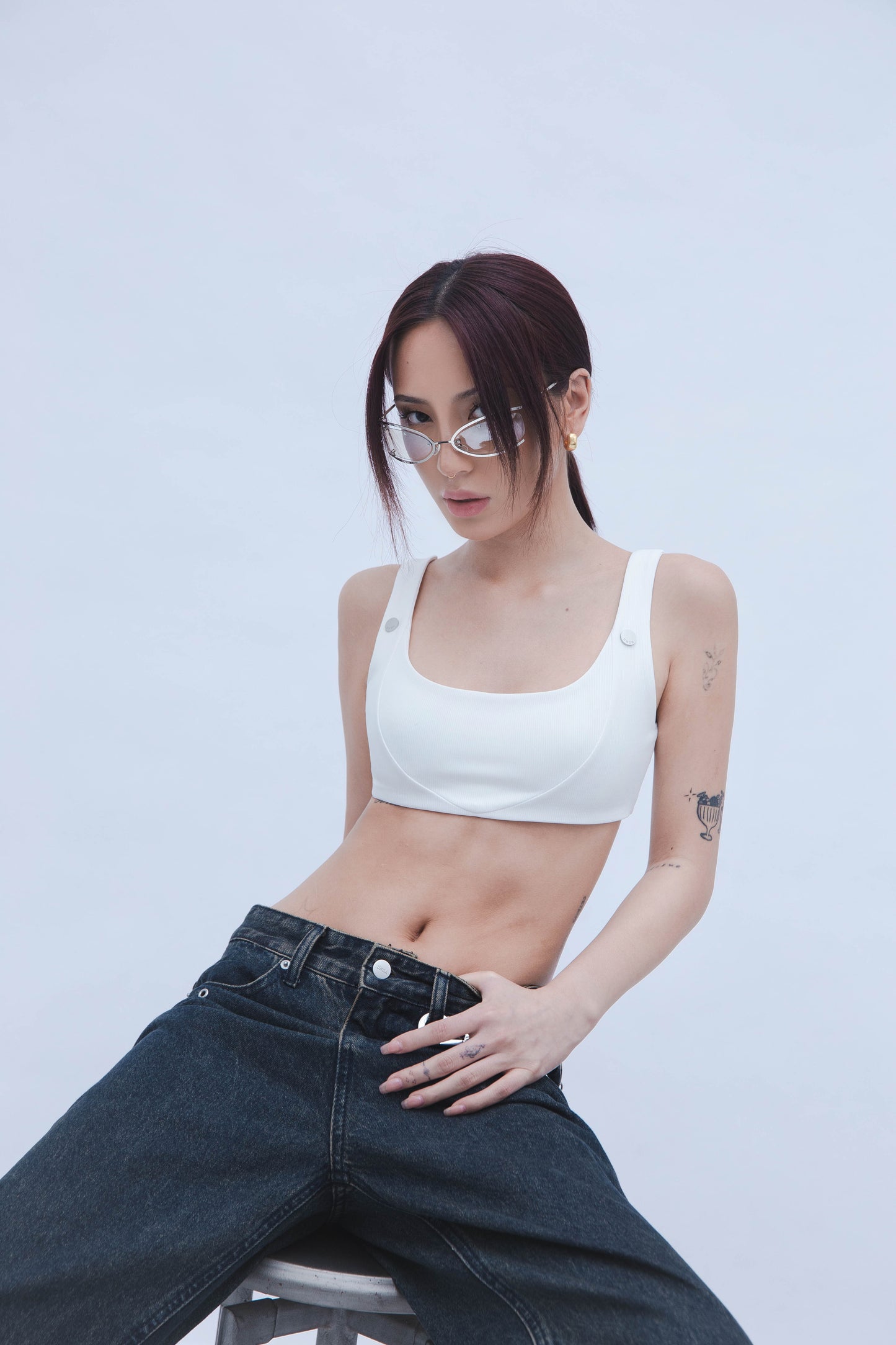 LUZ KNIT BRALETTE (WHITE)