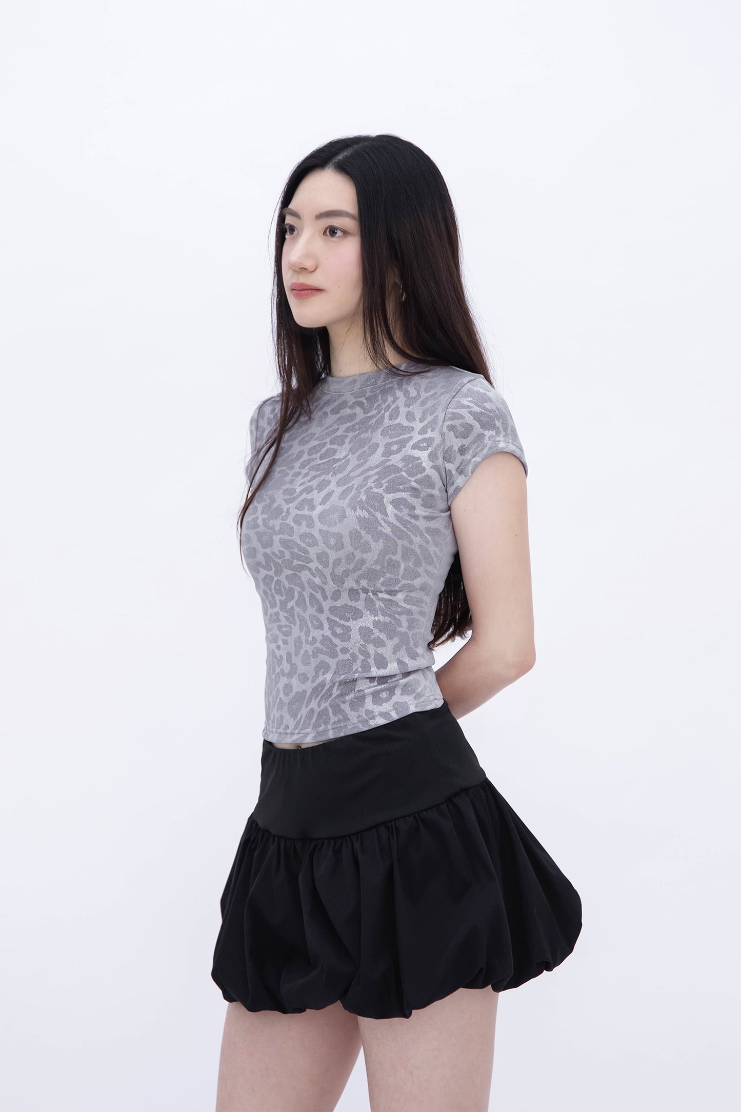 LEO BABY TEE (SILVER)