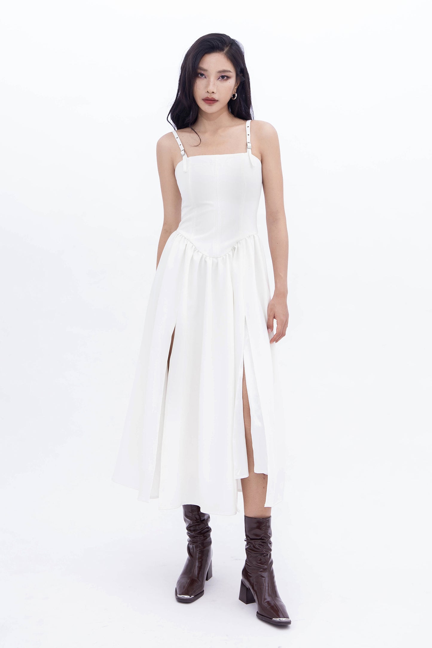 TAYA MAXI DRESS (WHITE)