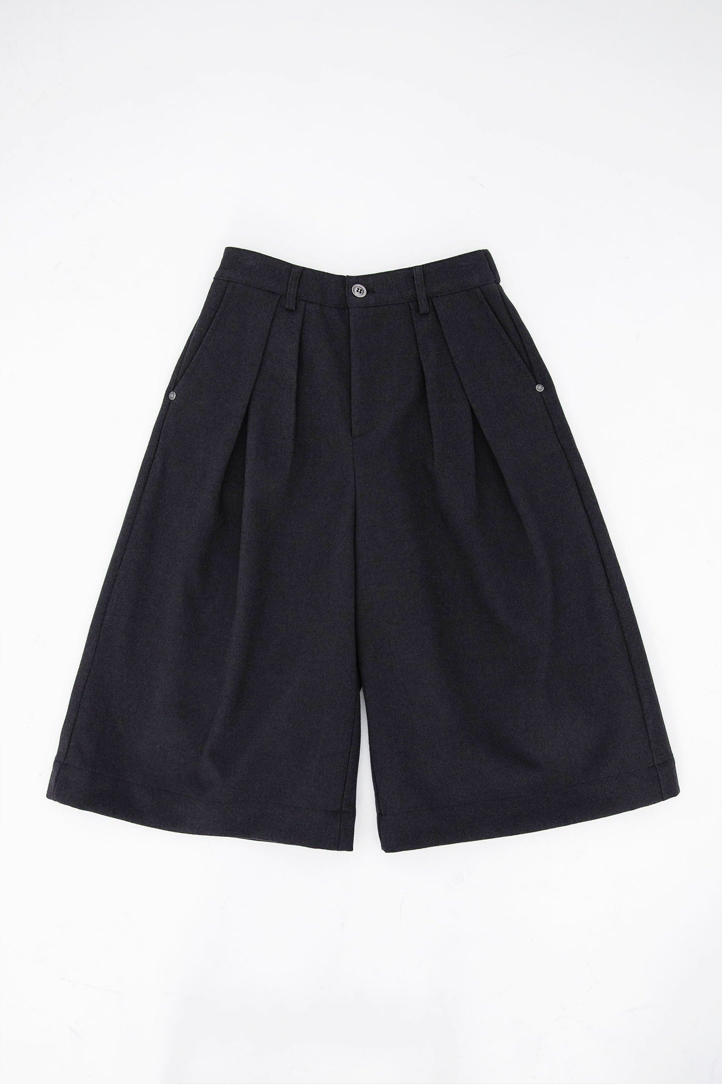 WOOLY JORTS (DARK GREY)