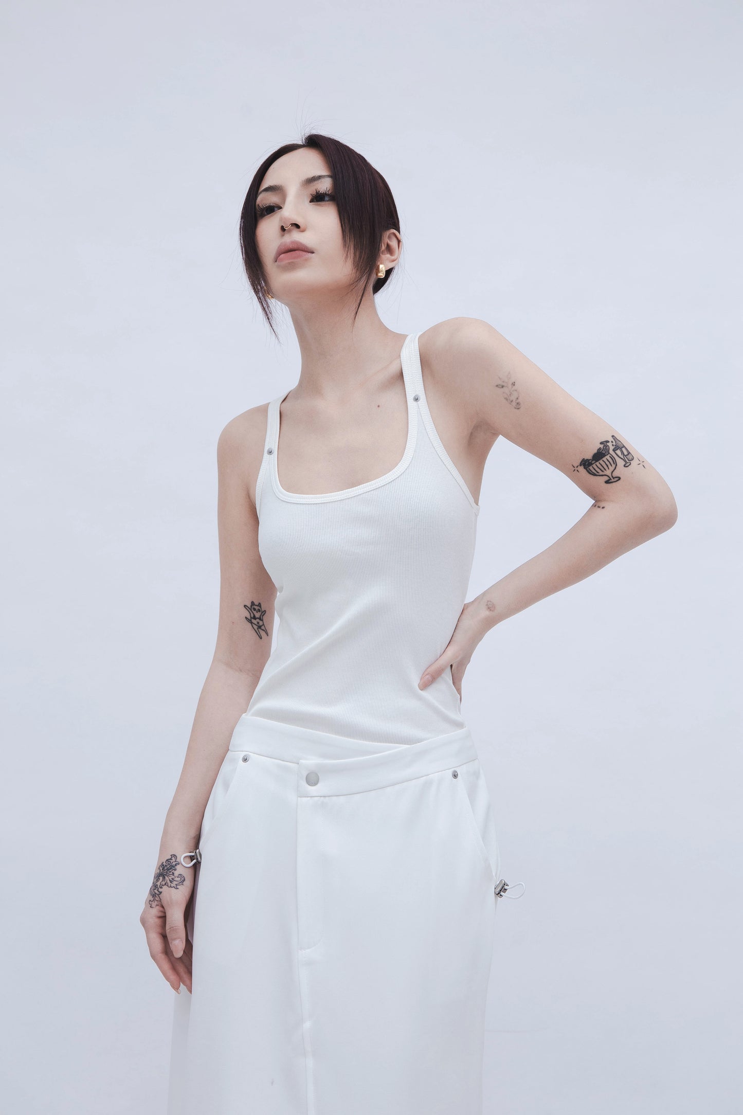 UTILITY SKIRT (WHITE)