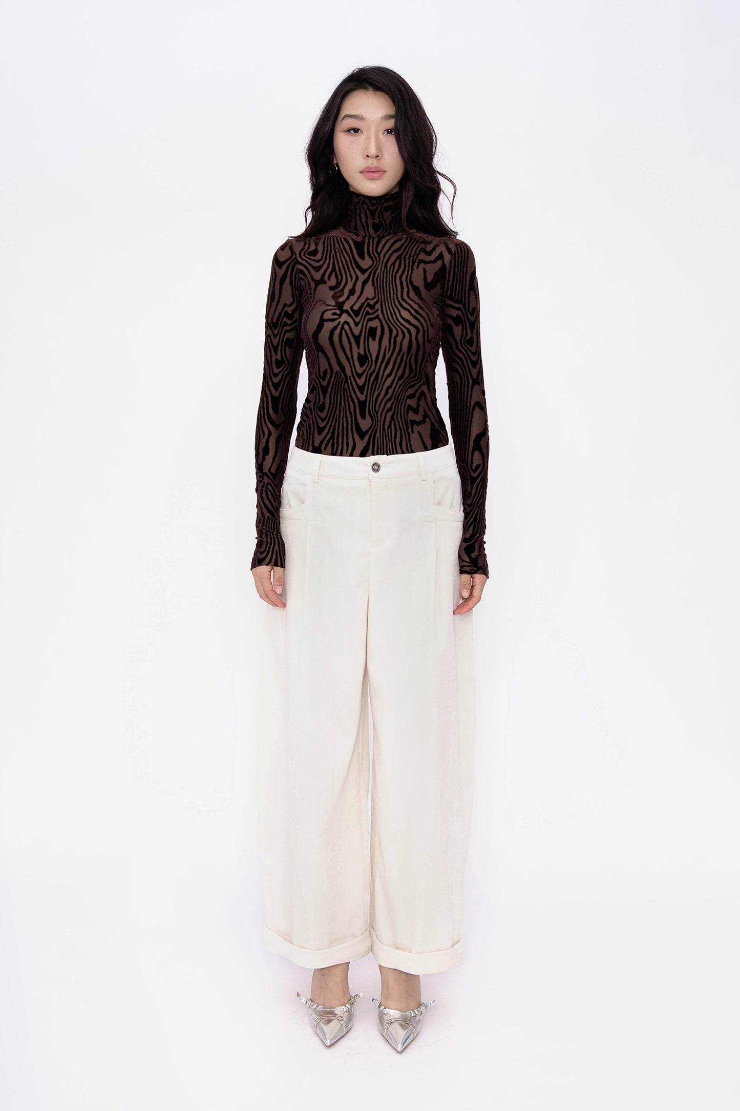 NORA VELVETY PANTS (IVORY)