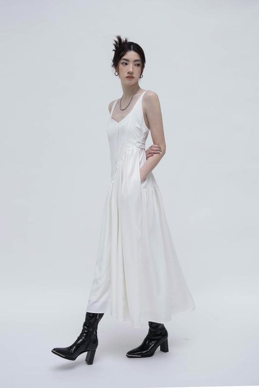 CALIDA MAXI DRESS (WHITE)