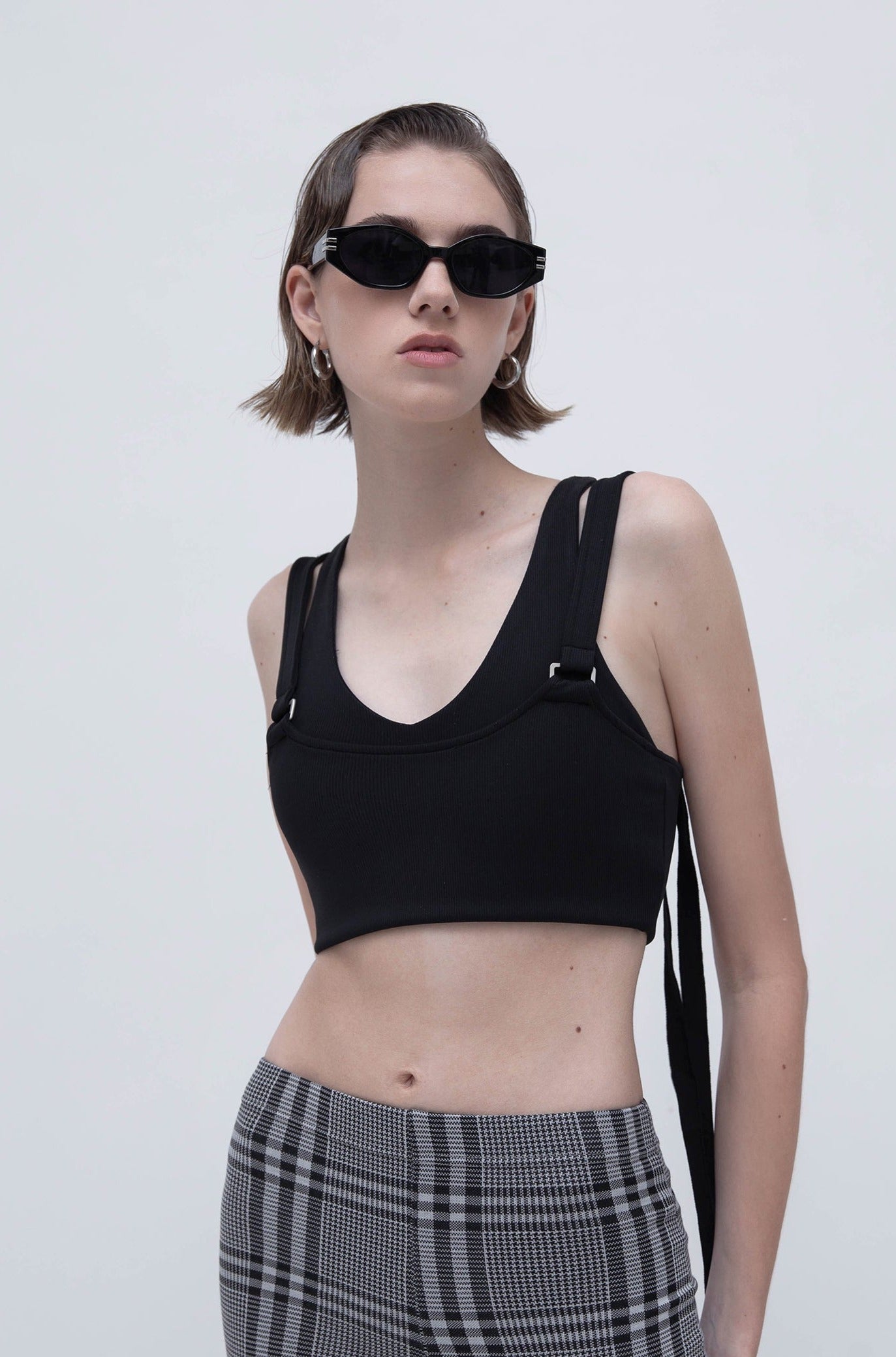 LUELL 2-WAY TANK (BLACK)
