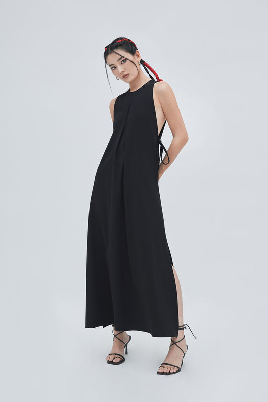 A-LINE MAXI (BLACK)