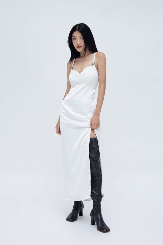 BAREBACK DRESS (WHITE)